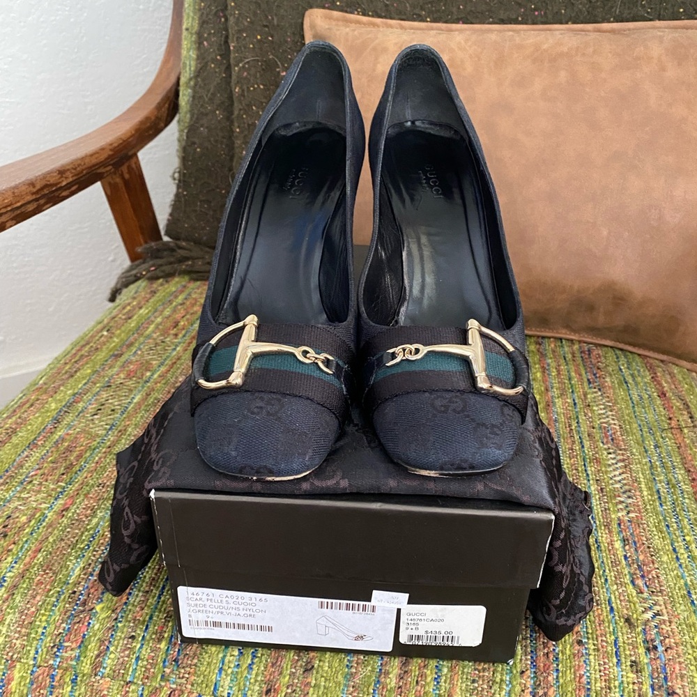 Vintage Gucci Horsebit Pumps